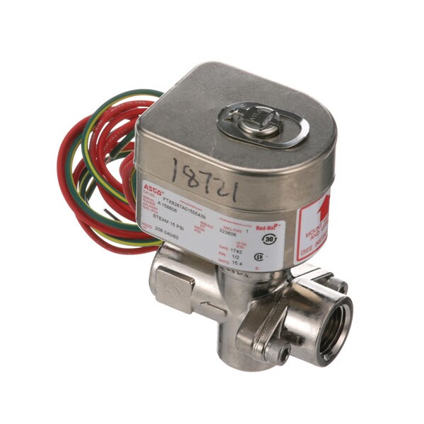 Henny Penny Steam Solenoid Valve 1/2" 240V 18721 - main